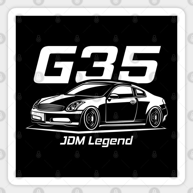 Racing JDM G35 Coupe Magnet by GoldenTuners